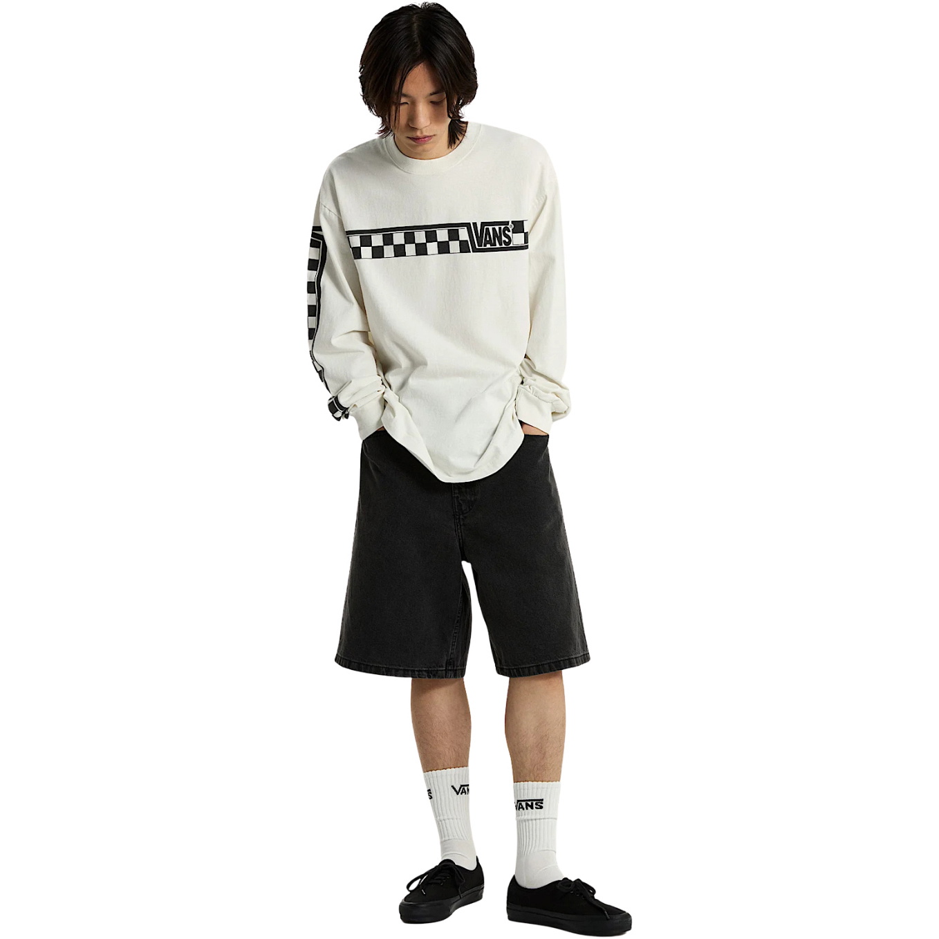 2026 Vans Classic 3pk Crew Socks VN000QBVWHT1 - White